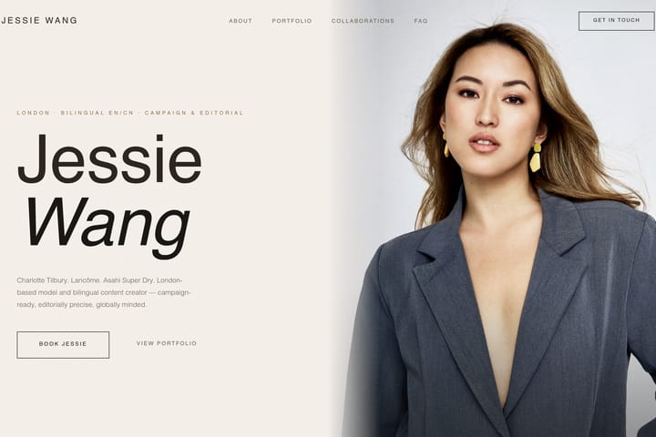 Screenshot of jessieyoyo.com